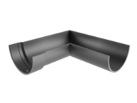 5"x3" Deepflow Half Round Gutter 90° Angle R/H