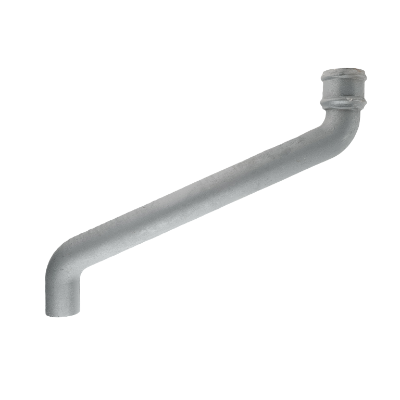 3" Round Rainwater Offset 24" Projection Without Ears