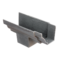 6"x4" Moulded Ogee Gutter Outlet 4"x3"