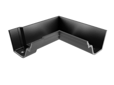 4.5" Notts Ogee Gutter Int 90° Angle - Black