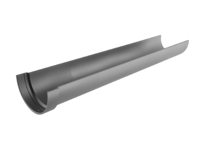 5"x3" Deepflow Half Round Gutter x 6FT