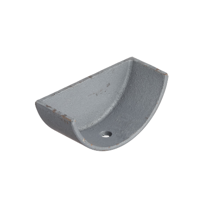 4.5" Plain Half Round Gutter Int Stopend